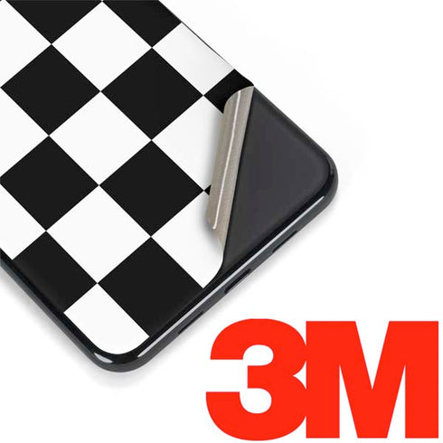 Black and White Checkered Google Pixel 3a XL Skin